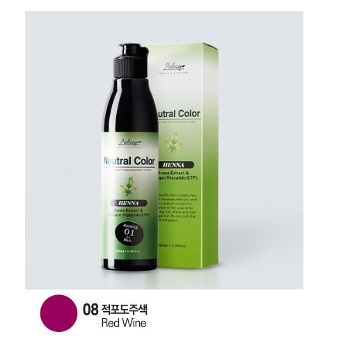 HENNA NEUTRAL PERM COLOR-RED WINE