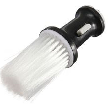 NECK DUSTER WITH DISPENSER-WHITE BRISTLES