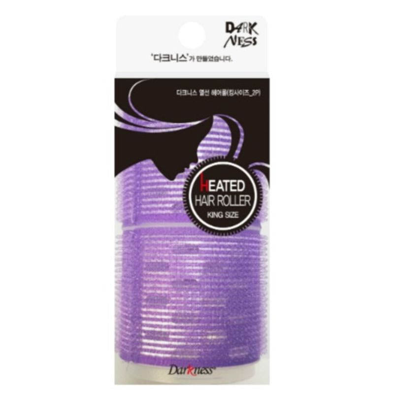 Darkness Heated Hair Rollers King Size 2ea