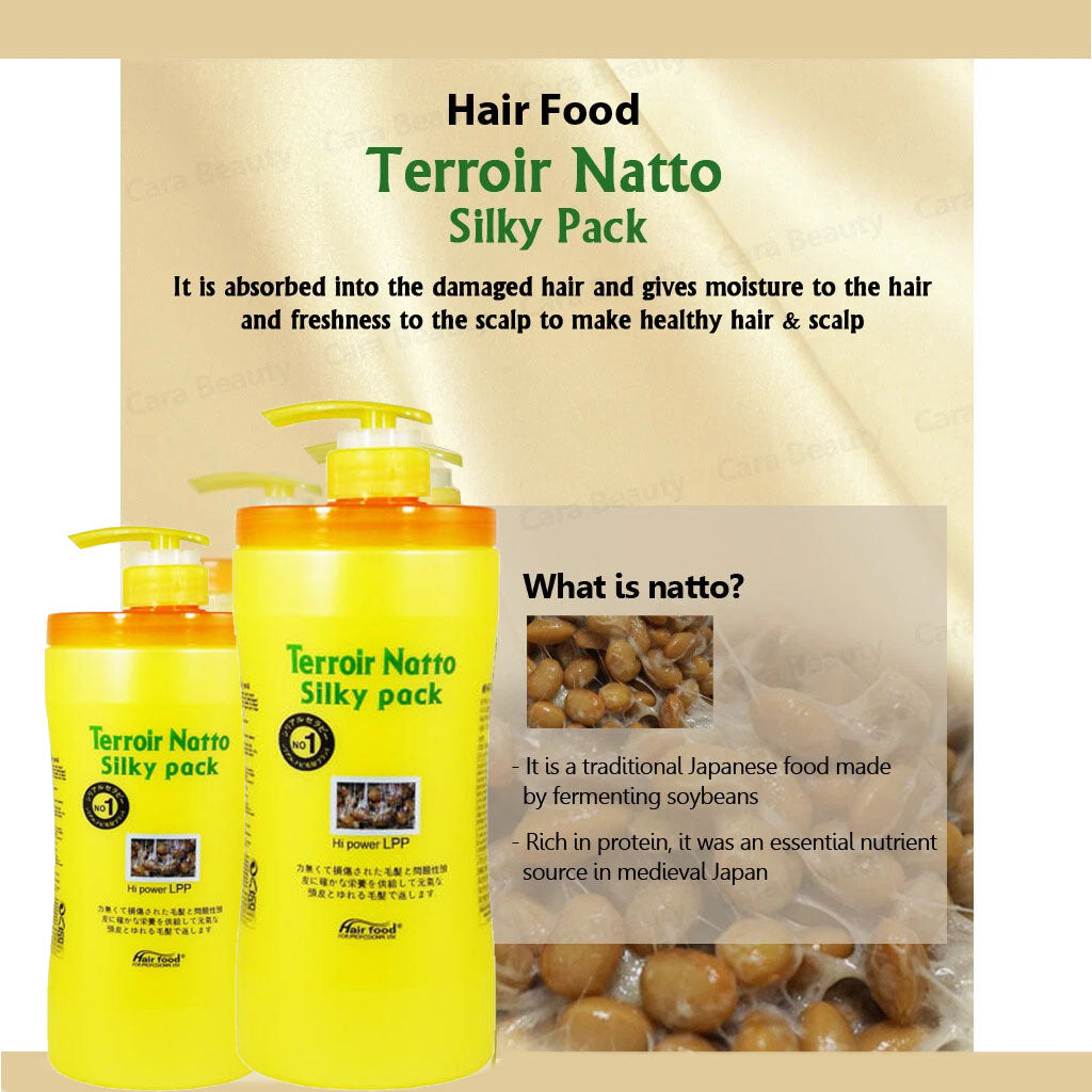 HAIR FOOD NATTO SILKY PACK-200ml