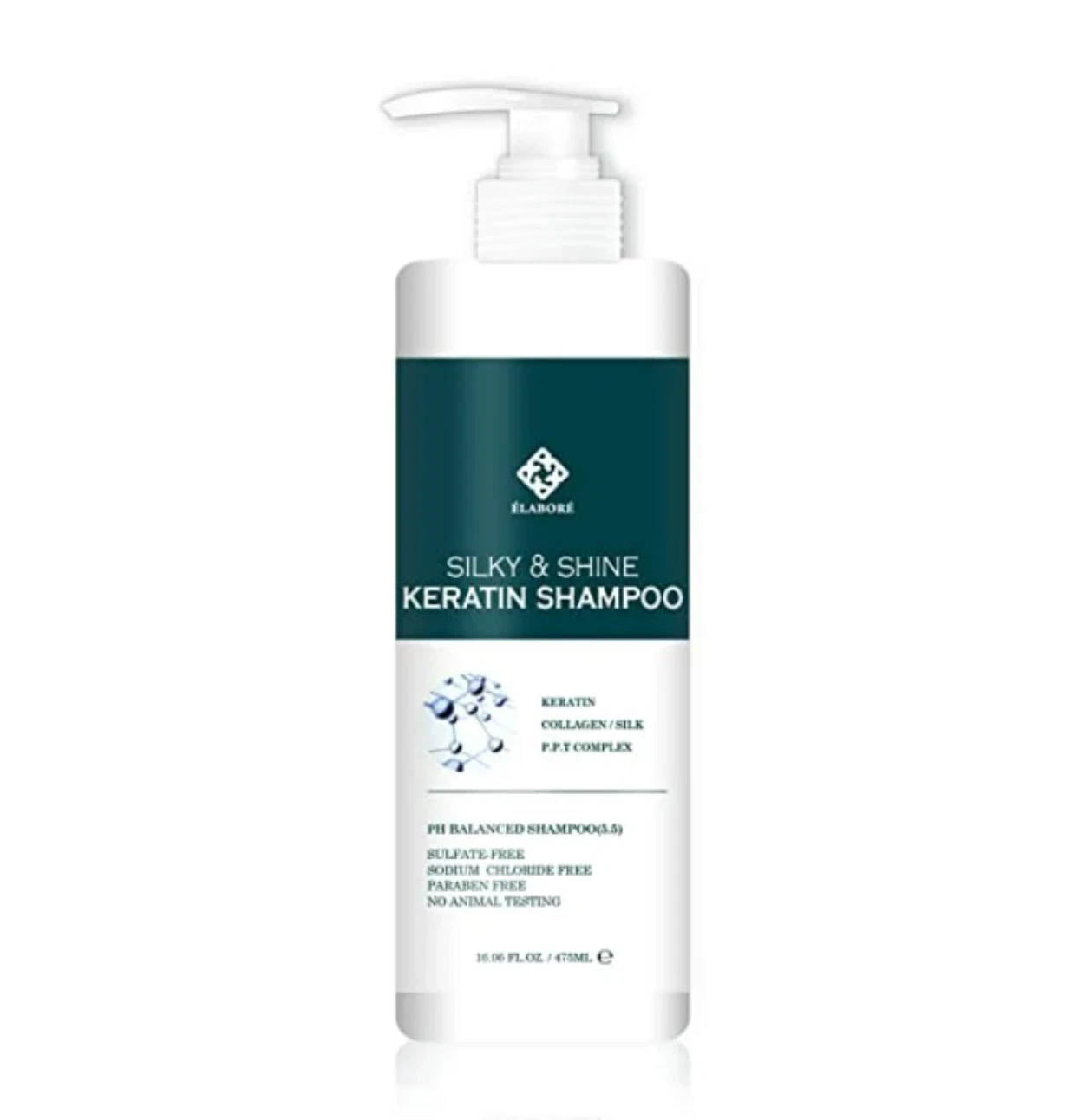 ELABORE KERATIN SILKY & SHINE SHAMPOO- 1000 ML & 475 ML