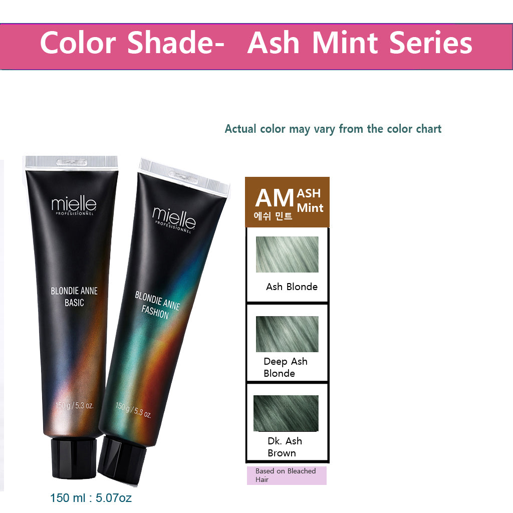 Blonde Ann Professional Hair Color – Ash Mint Series (150 ml)