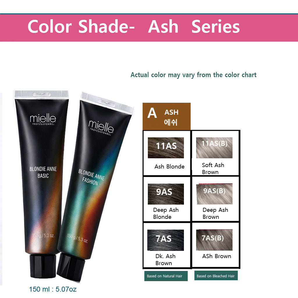 Blonde Ann Professional Hair Color – Ash Series (150 ml)