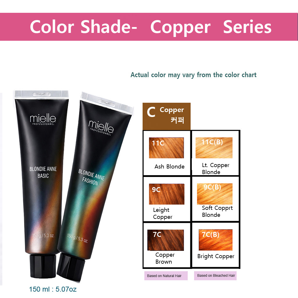 Blonde Ann Professional Hair Color – Copper Series (150 ml)