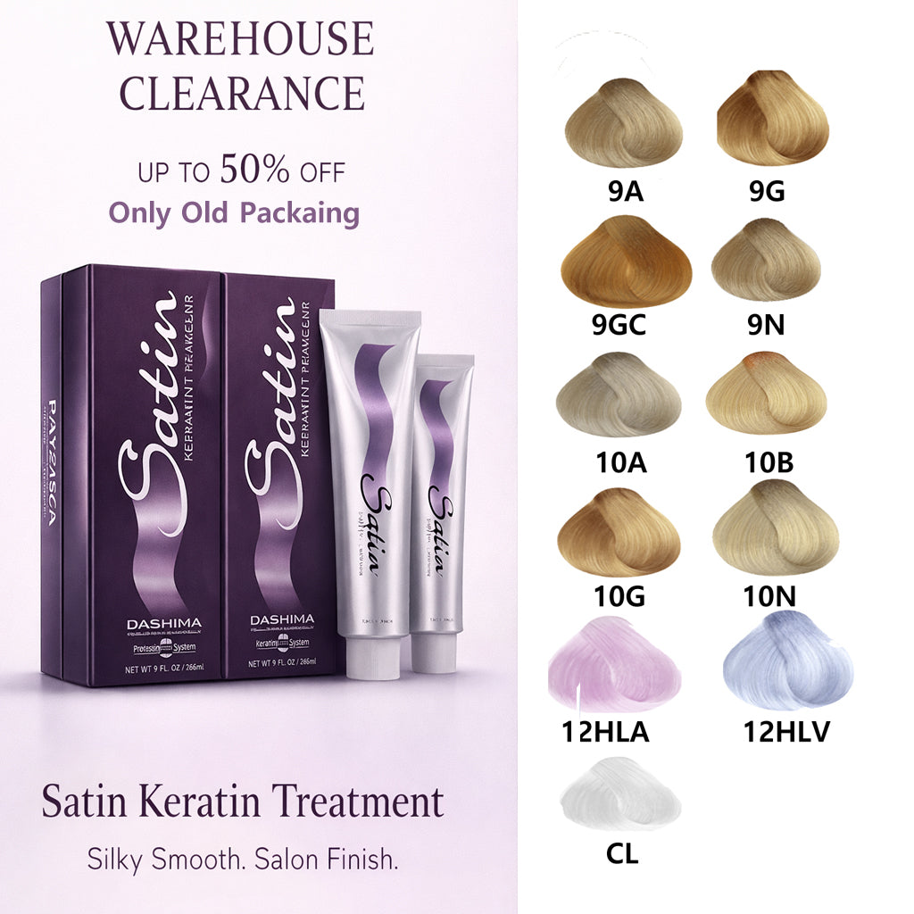 SATIN Hair Color Sale - 3 Pcs Pack Mix & Match - Old Package