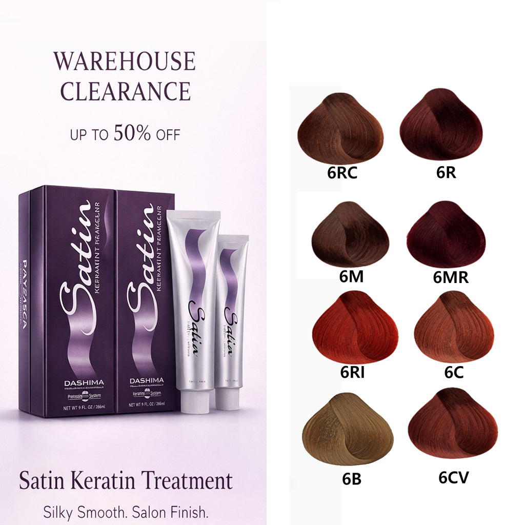 SATIN Hair Color Sale - 3 Pcs Pack Mix & Match - Old Package