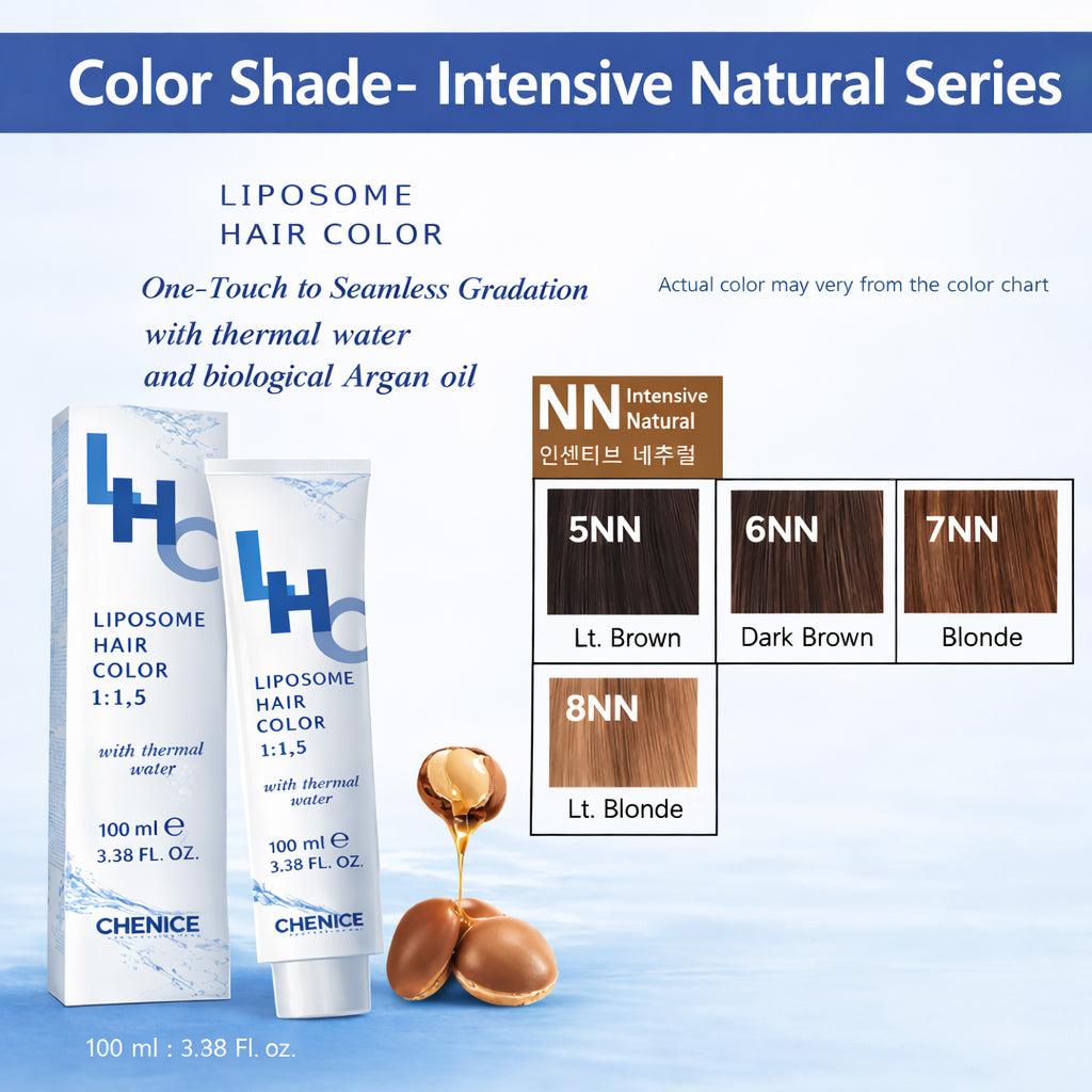 Chenice Liposome Hair Color – Intensive Natural Series (100 ml ) Made in Italyㅇ