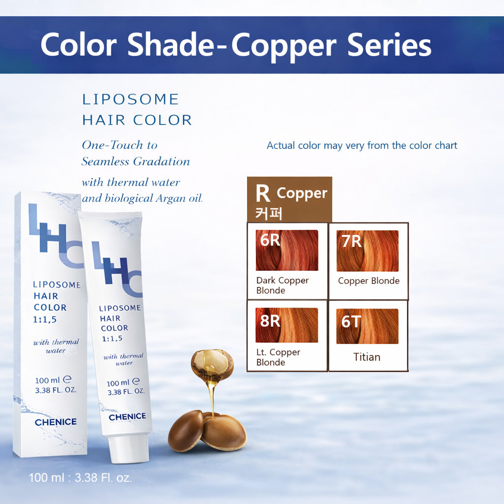 Chenice Liposome Hair Color – Copper Series (100 ml ) Made in Italy