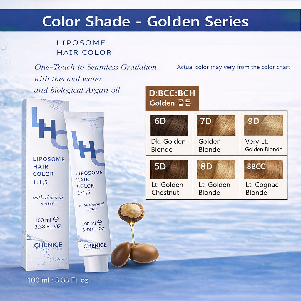 Chenice Liposome Hair Color –Golden Series (100 ml ) Made in Italy