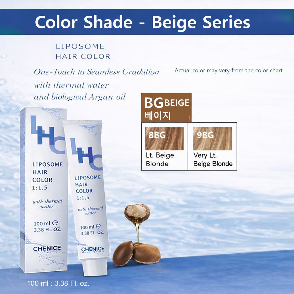 Chenice Liposome Hair Color –Beige Series (100 ml ) Made in Italy