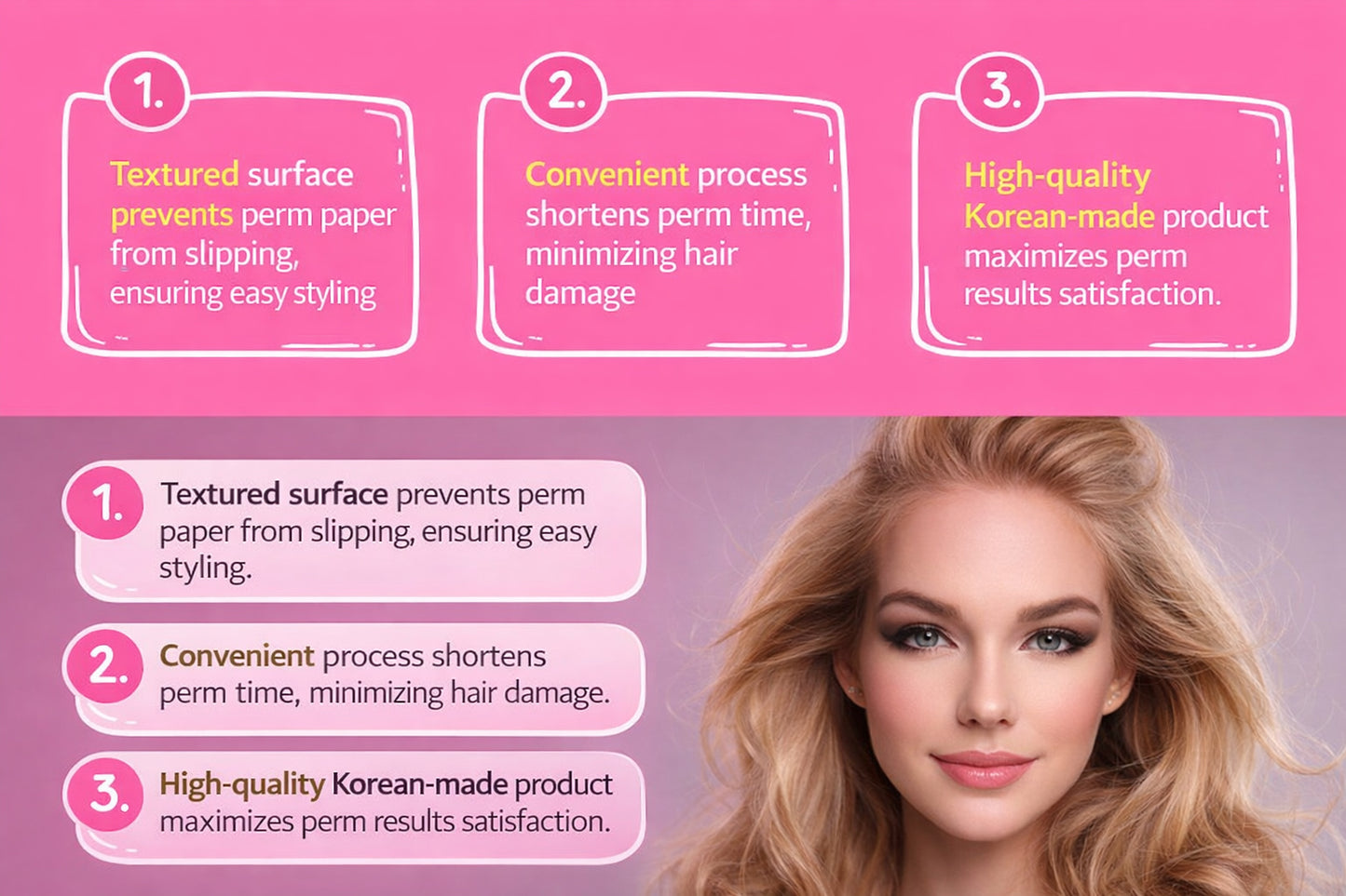 SEMI LONG PERM ROD-No.1 to No.12