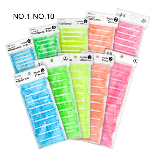 COLD WAVE PLASTIC PERM ROD -1-TO 10