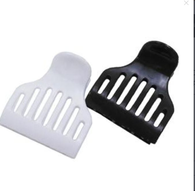 VENTED ROLLER HAIR  CLAMPS JUMBO (6 PACK)