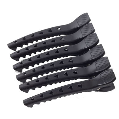 MONSTER CLIPS 6pc PK BLACK(5" 6SET)