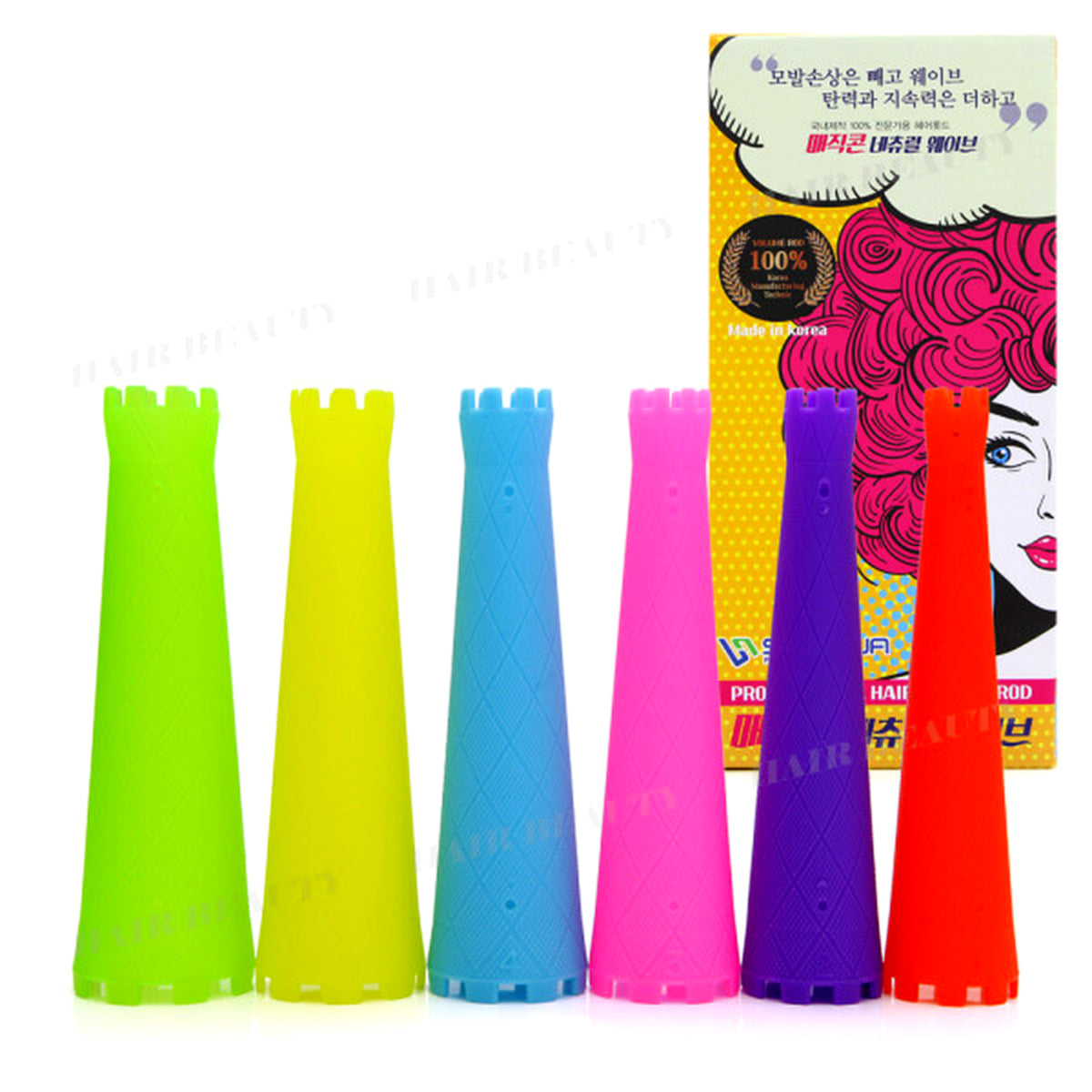 Magic Cone Shaggy Tapered Perm Rod Set – Conical Design