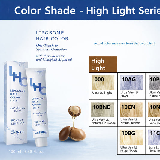 Chenice Liposome Hair Color –High Light   Series (100 ml ) Made in Italy