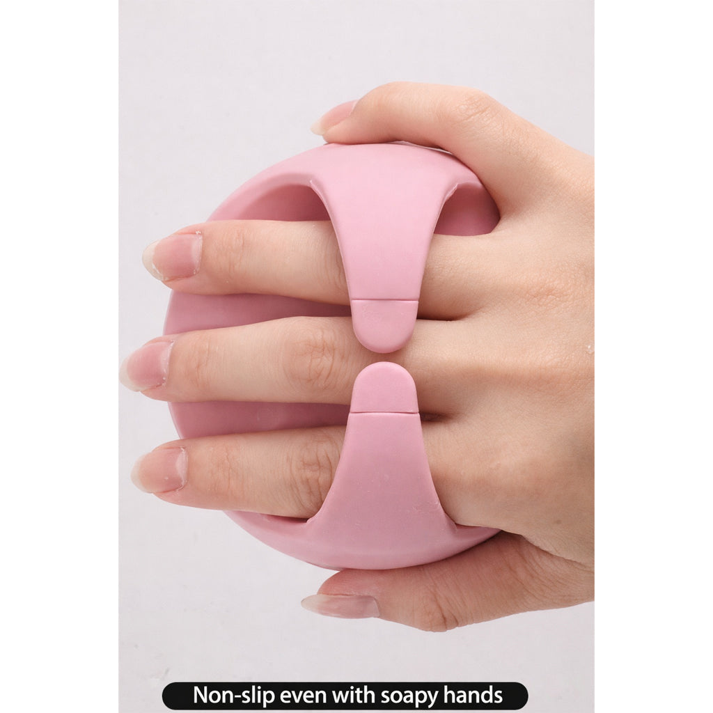 Silicone Hair Scalp Massager Shampoo Brush Scalp