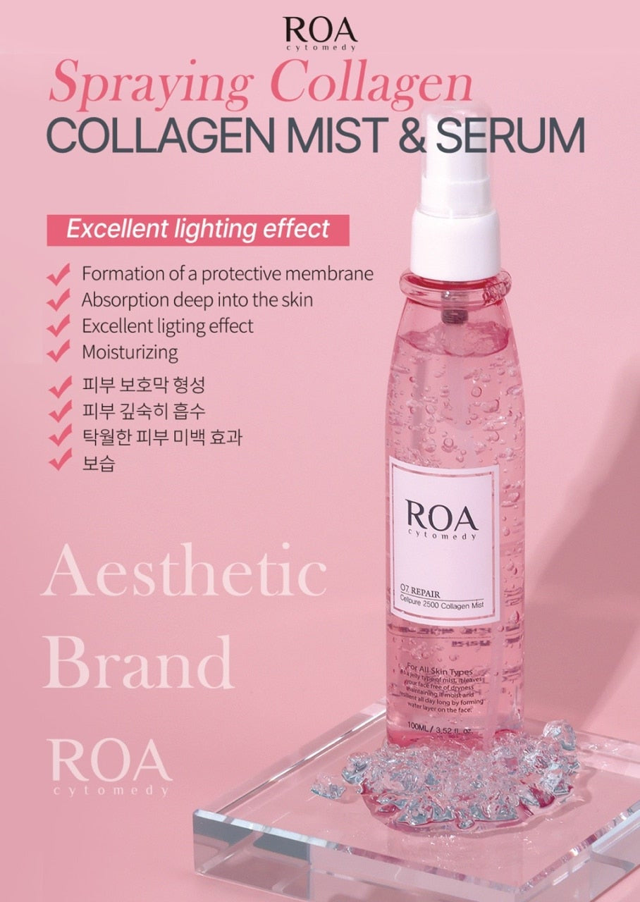 ROA  Cellpure 2500 Collagen Jelly Mist 100 ml for skin