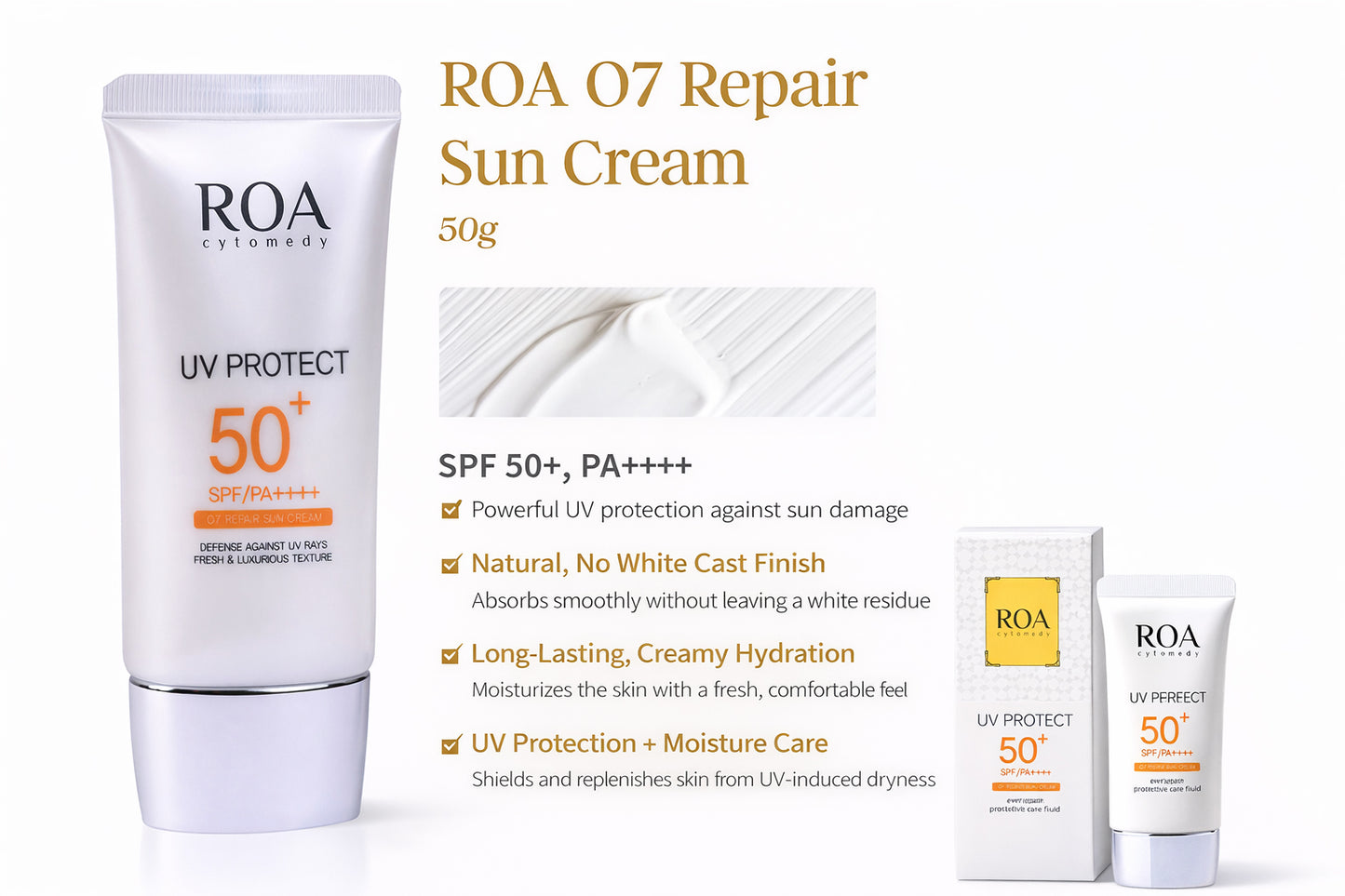ROA O7 REPAIR SUN CREAM 50 ml