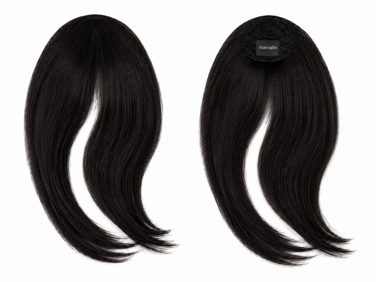 Remy Human Hair Front Bang with 1 clip