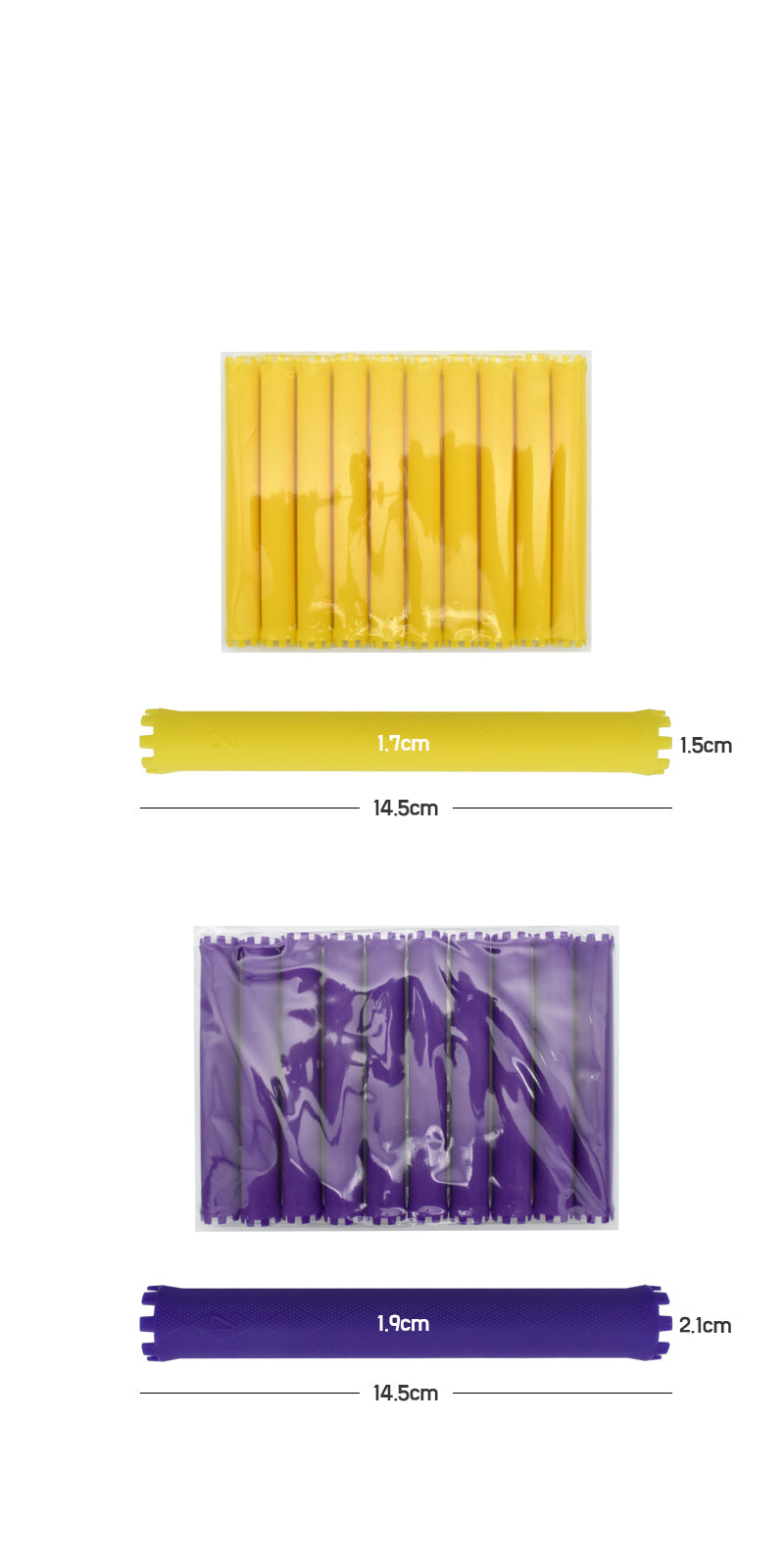 Magic Cone Shaggy Straight Rod Set (Long Size) – Cylindrical Design