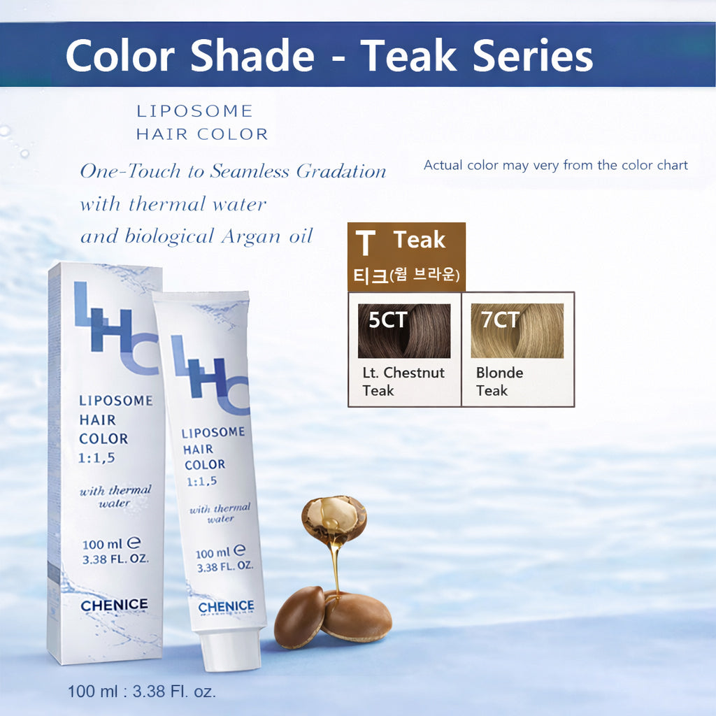 Chenice Liposome Hair Color – Teak  Series (100 ml ) Made in Italy