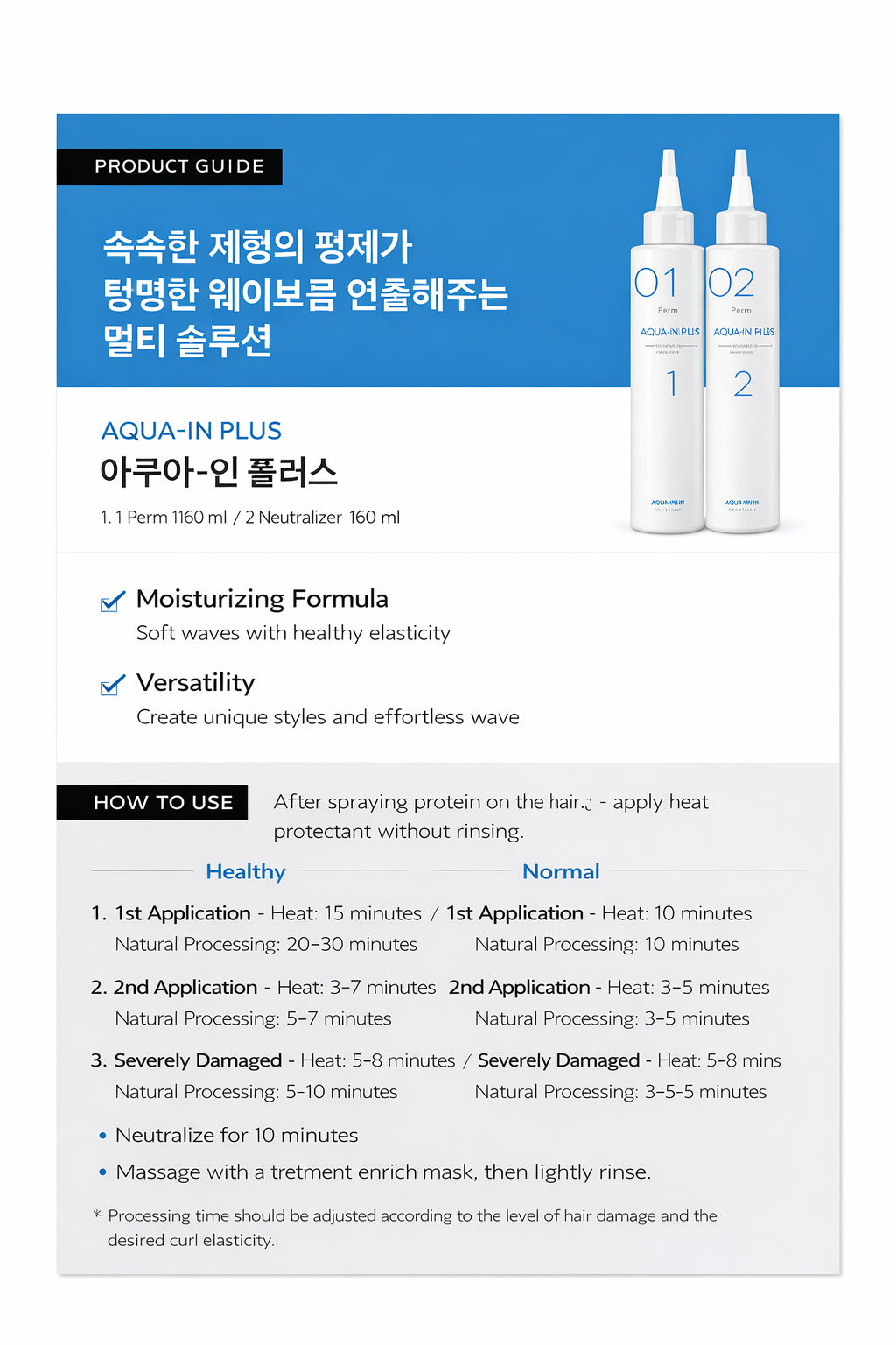 AMOS AQUA IN PLUS -400 ml & 150 ml