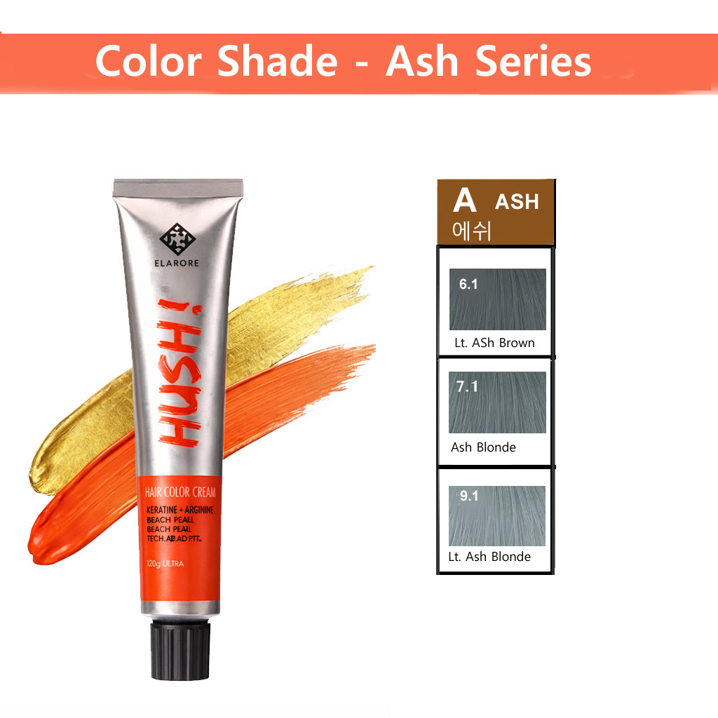 Elabore Hush Hair Color -Ash Series  80g / 2.82oz