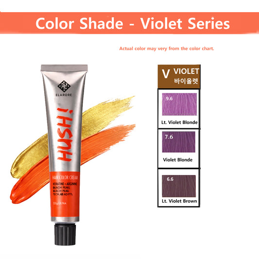 Elabore Hush Hair Color -Violet  Series  80g / 2.82oz
