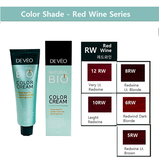 DEVEO  Natural Bio Hair Color Cream – Red Wine  Series – 150ml