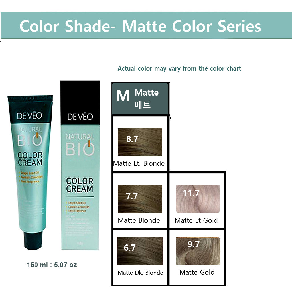 DEVEO  Natural Bio Hair Color Cream – Matte  Series – 150ml