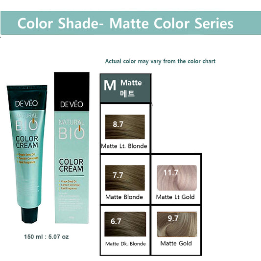 DEVEO  Natural Bio Hair Color Cream – Matte  Series – 150ml