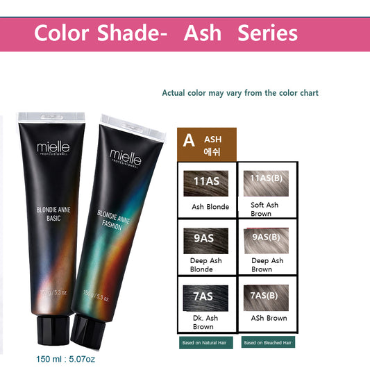 Blonde Ann Professional Hair Color – Ash Series (150 ml)