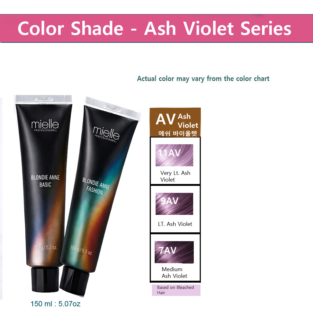 Blonde Ann Professional Hair Color – Ash Violet  Series (150 ml)