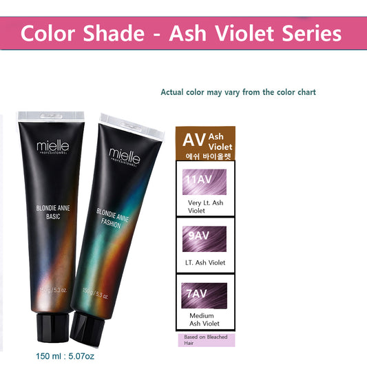 Blonde Ann Professional Hair Color – Ash Violet  Series (150 ml)