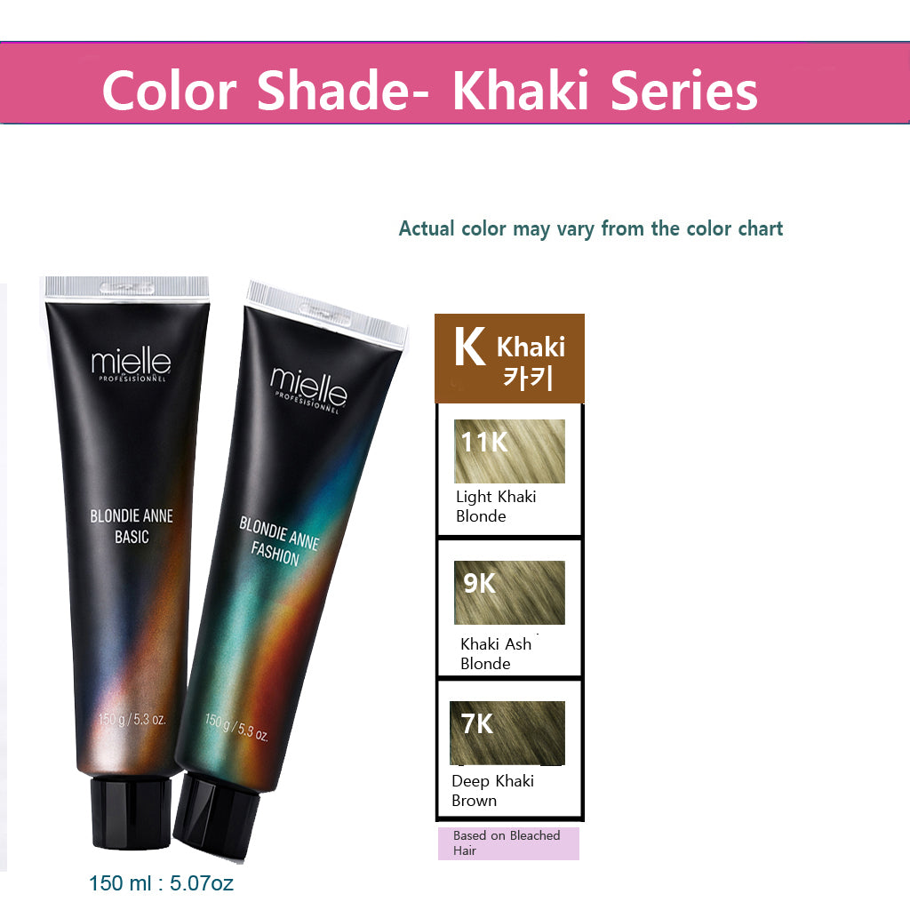 Blonde Ann Professional Hair Color – Khaki  Series (150 ml)