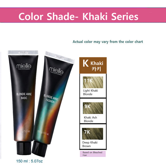 Blonde Ann Professional Hair Color – Khaki  Series (150 ml)