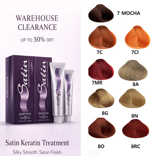 SATIN Hair Color Sale - 3 Pcs Pack   Mix & Match - Old Package