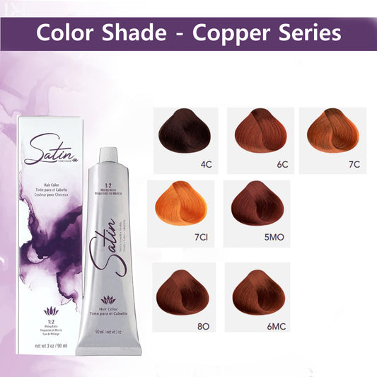 Satin Hair Color & Dye  - Copper Series (3 oz  / 90 ml)