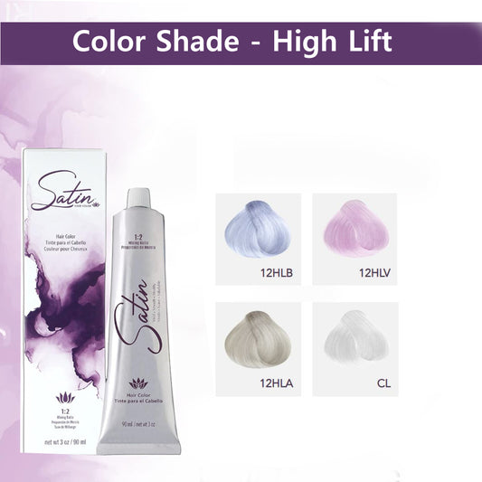 Satin Hair Color & Dye  - High Lift  Series (3 oz  / 90 ml)