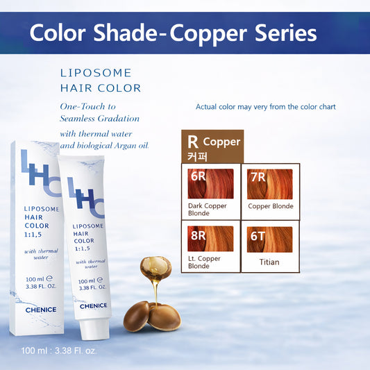 Chenice Liposome Hair Color – Copper   Series (100 ml ) Made in Italy