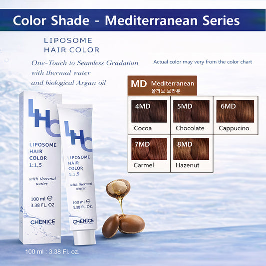 Chenice Liposome Hair Color –Mediterranean  Series (100 ml ) Made in Italy