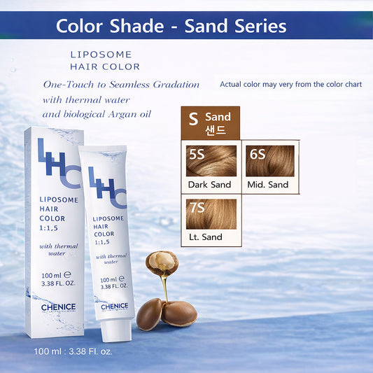 Chenice Liposome Hair Color –Sand  Series (100 ml ) Made in Italy