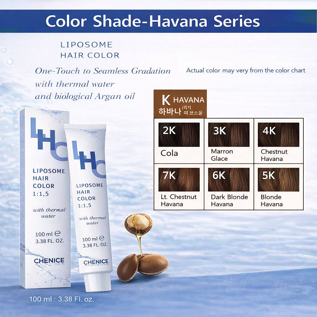Chenice Liposome Hair Color –Havana  Series (100 ml ) Made in Italy