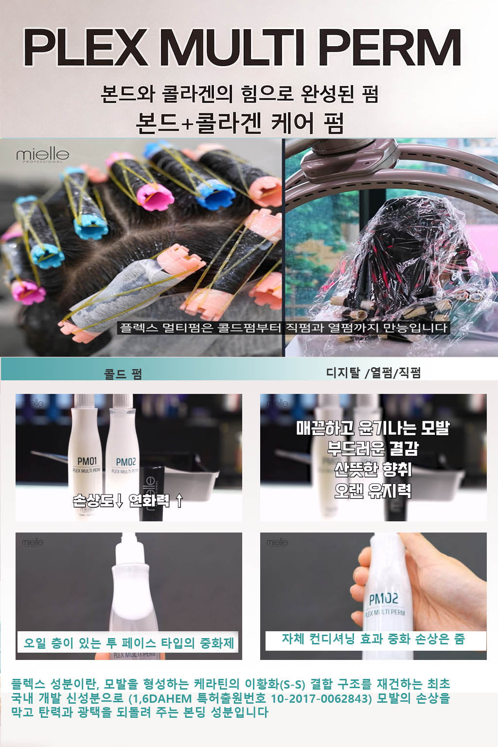 Mielle PLEX  PERM 50 PCS-  5.07oz/150ml-50